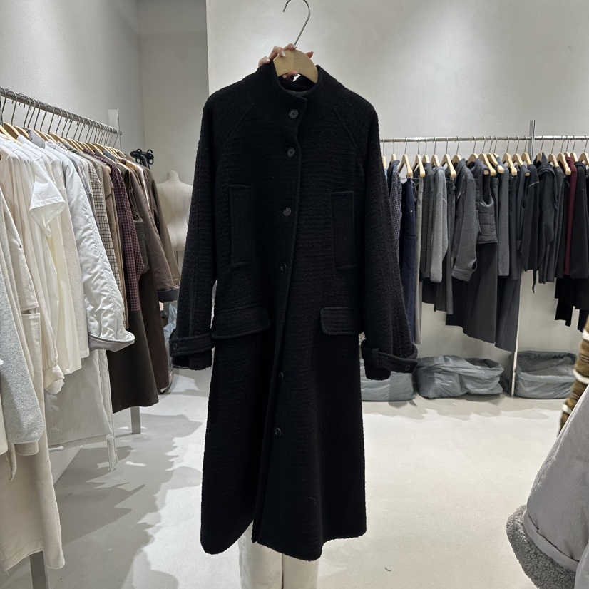 OVU東大門㊣直郵女裝新款25秋冬推薦人氣熱賣職業中長款大衣OVU中長款大衣圖色2