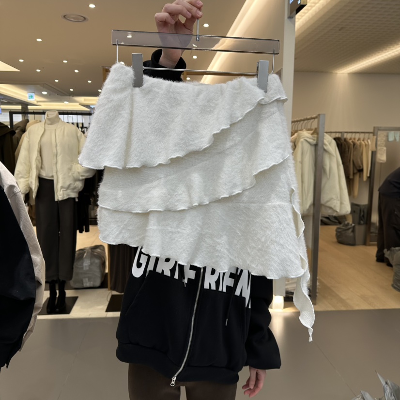 JENNIE東大門㊣實拍女士新品熱賣時尚職業休閑25秋冬裙褲安哥拉JENNIE/VENEFIT裙褲圖色1