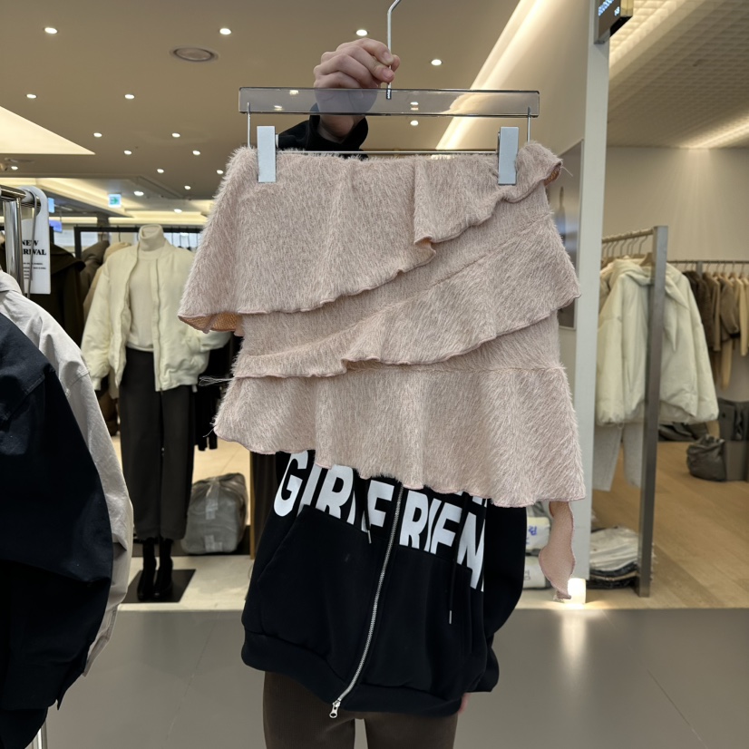 JENNIE東大門㊣實拍女士新品熱賣時尚職業休閑25秋冬裙褲安哥拉JENNIE/VENEFIT裙褲圖色2