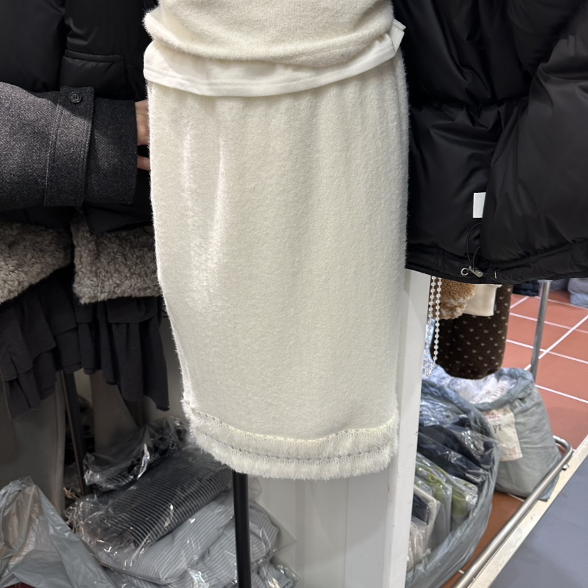 ORE-P韓國代購㊣女士新品25秋冬時尚人氣職業半身裙中短裙ORE半身裙/中短裙圖色1