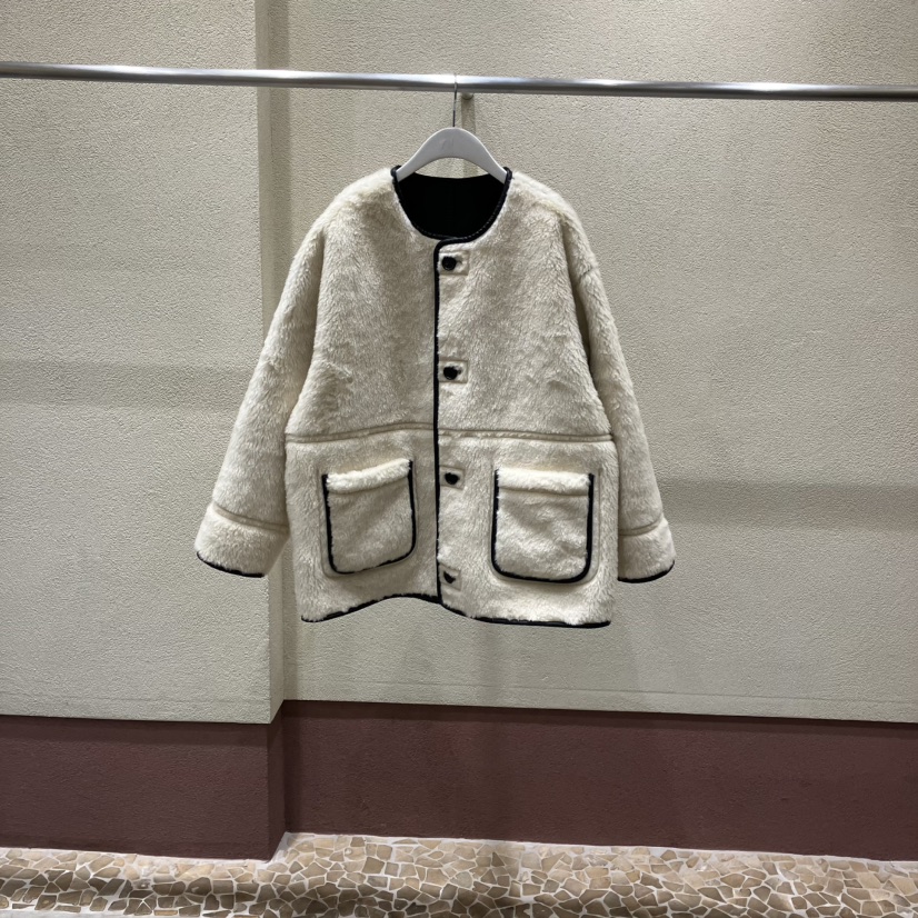 BROCCOLISALAD東大門㊣代購女裝新品職業25秋冬休閑夾克皮革BROCCOLISALAD夾克圖色1