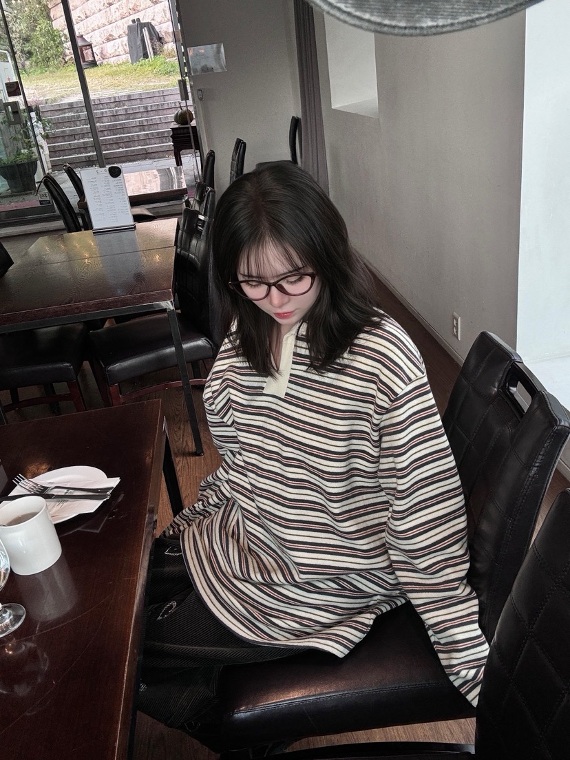 STICK WITH韓國代購㊣女裝新品休閑職業熱賣時尚人氣推薦衛衣STICK WITH衛衣