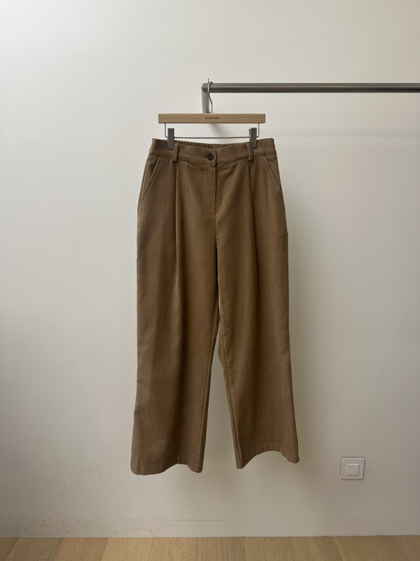 BLENDING-p韓國代購㊣女士新款推薦時尚職業休閑25秋冬休閑褲BLENDING-p休閑褲圖色1