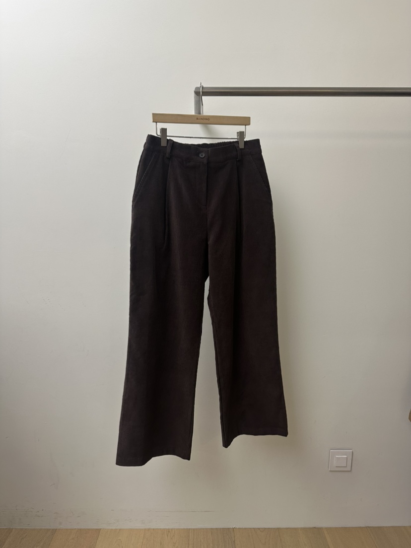 BLENDING-p韓國代購㊣女士新款推薦時尚職業休閑25秋冬休閑褲BLENDING-p休閑褲圖色2