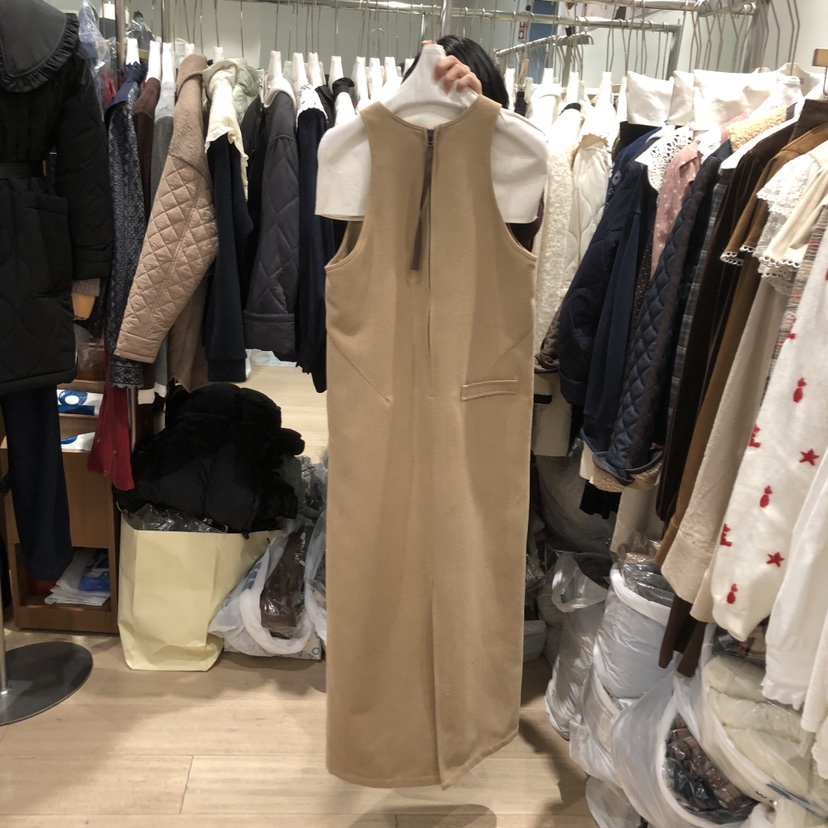 OGI東大門㊣代購女裝新款休閑25秋冬職業熱賣推薦人氣連衣裙FLat OGI連衣裙