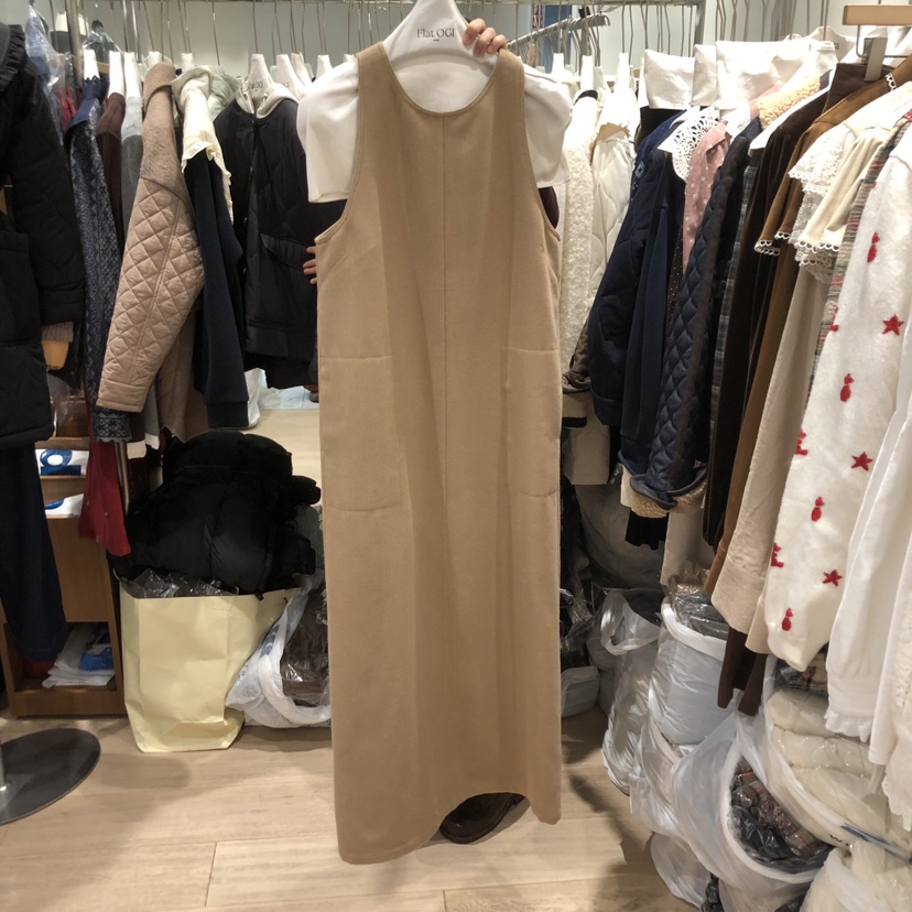 OGI東大門㊣代購女裝新款休閑25秋冬職業熱賣推薦人氣連衣裙FLat OGI連衣裙圖色1