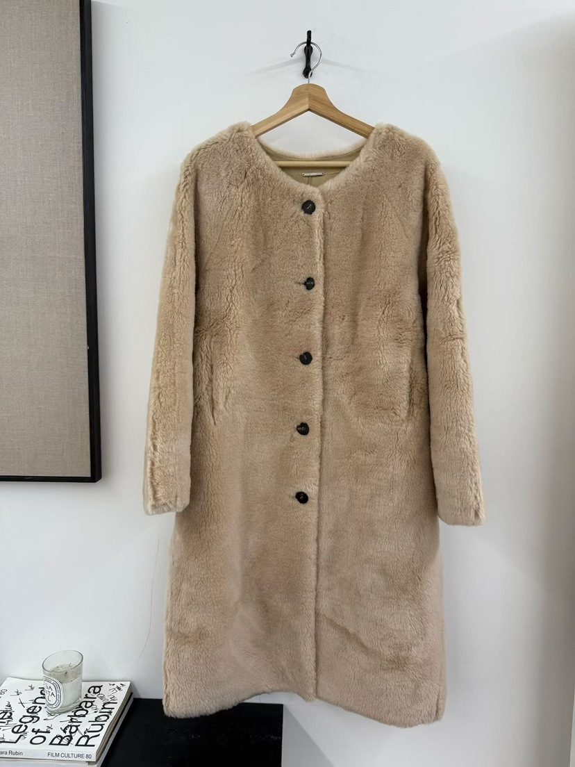 TUG東大門㊣直郵女士新款休閑熱賣時尚人氣25秋冬中長款大衣TUG中長款大衣圖色1