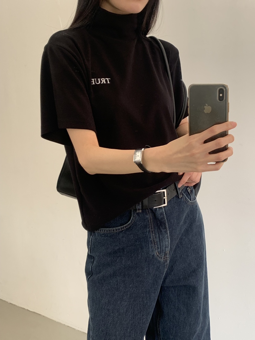 TRUE韓國直郵㊣女裝新品職業熱賣時尚人氣休閑推薦25秋冬T恤TRUET恤