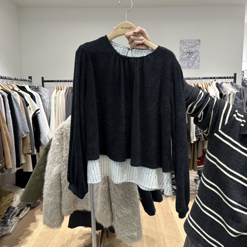 M.G.N東大門㊣代購女裝新款熱賣時尚人氣推薦休閑25秋冬衛衣MAGNET衛衣圖色2