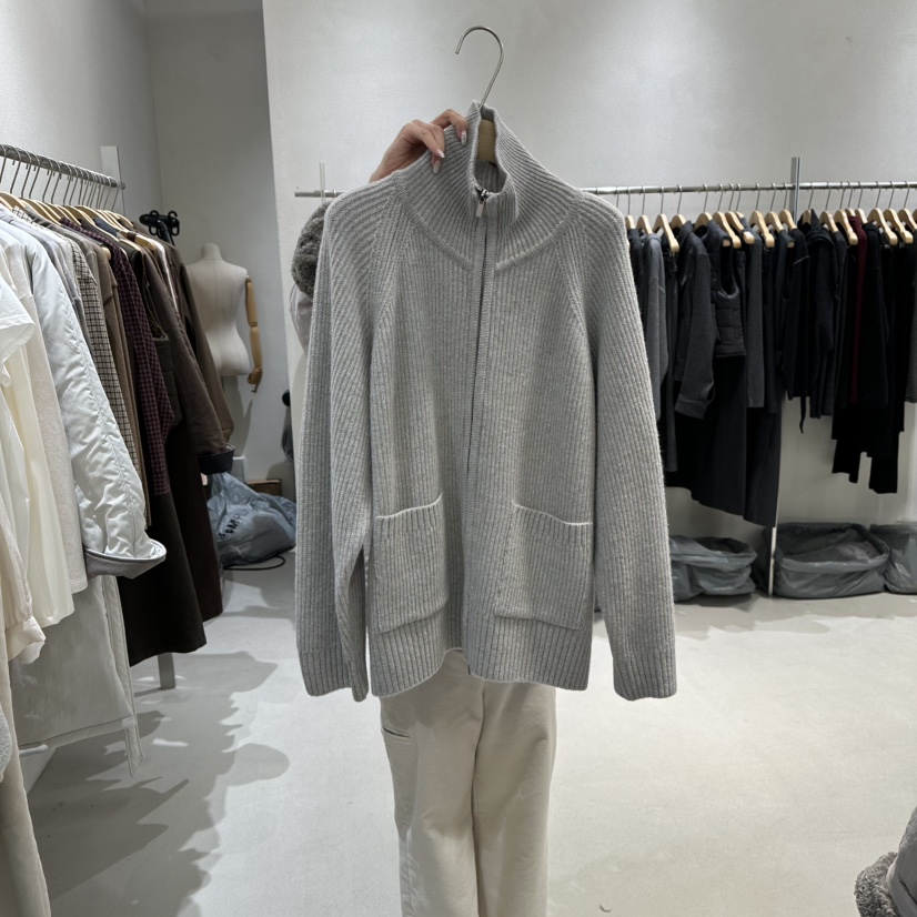 OVU東大門㊣實拍女士新品人氣25秋冬職業熱賣推薦時尚毛衣羊皮OVU毛衣圖色2