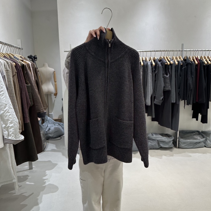 OVU東大門㊣實拍女士新品人氣25秋冬職業熱賣推薦時尚毛衣羊皮OVU毛衣圖色3