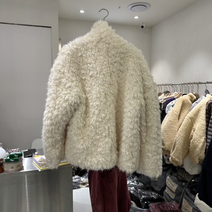 BERTHA韓國代購㊣女士新品時尚職業休閑人氣推薦25秋冬夾克皮草BERTHA夾克