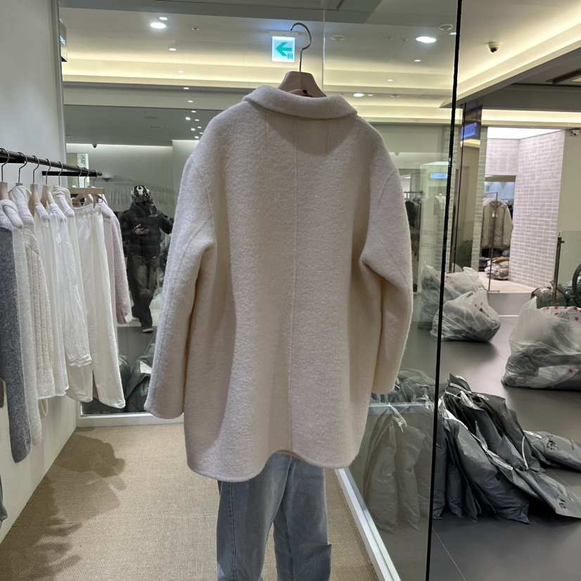 VEGETABLE東大門㊣直郵女裝新品25秋冬推薦時尚休閑中長款大衣VEGETABLE中長款大衣