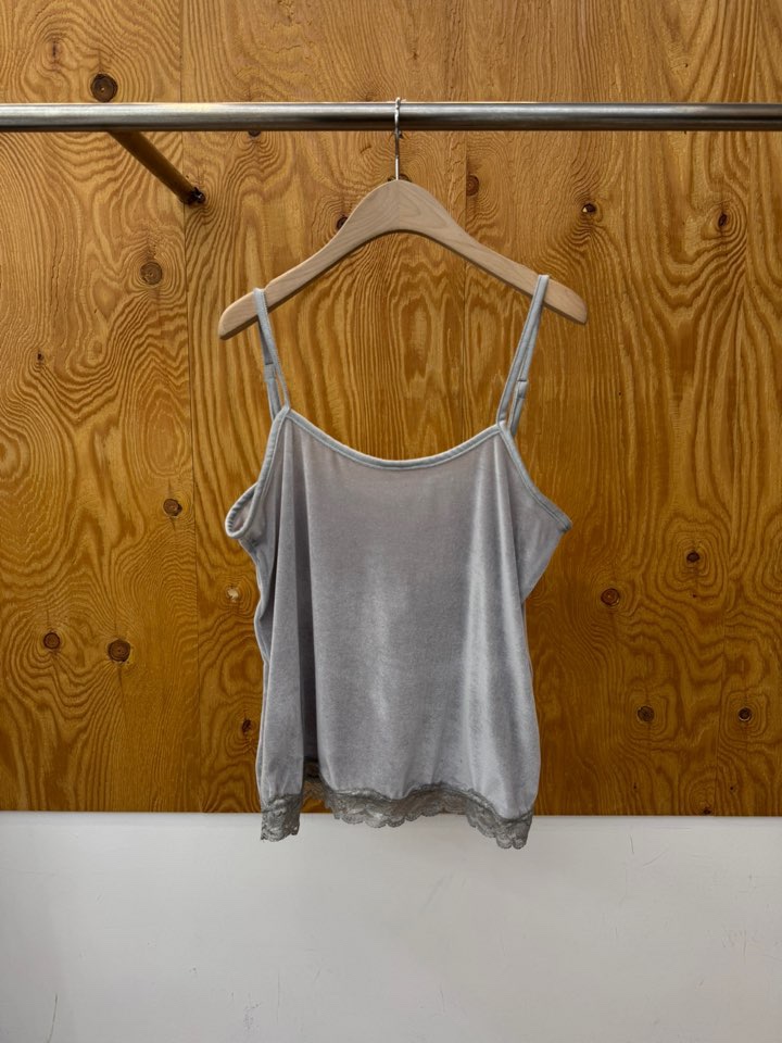 PROJECTVIEW東大門㊣實拍女士新品人氣推薦吊帶背心天鵝絨蕾絲PROJECTVIEW吊帶/背心圖色2