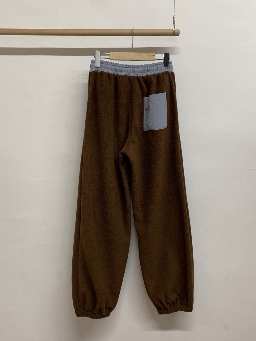 MORE THAN-P東大門㊣代購女裝新款熱賣人氣25秋冬休閑褲抓絨MORE THAN休閑褲