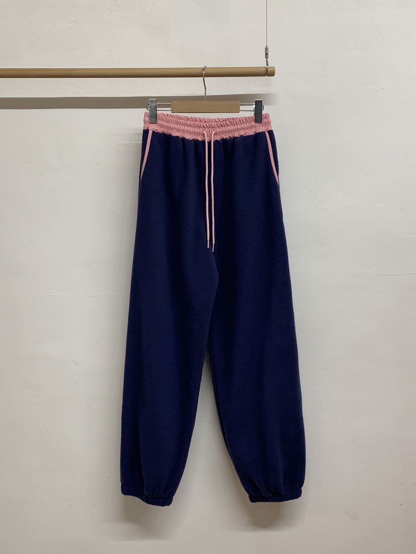 MORE THAN-P東大門㊣代購女裝新款熱賣人氣25秋冬休閑褲抓絨MORE THAN休閑褲圖色3