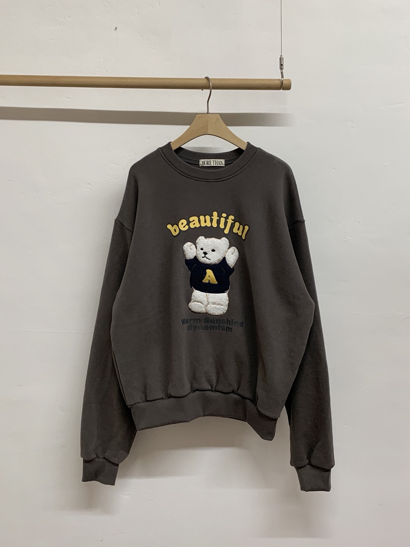 MORE THAN-P韓國直郵㊣女裝新品熱賣休閑推薦25秋冬時尚衛衣MORE THAN衛衣圖色2