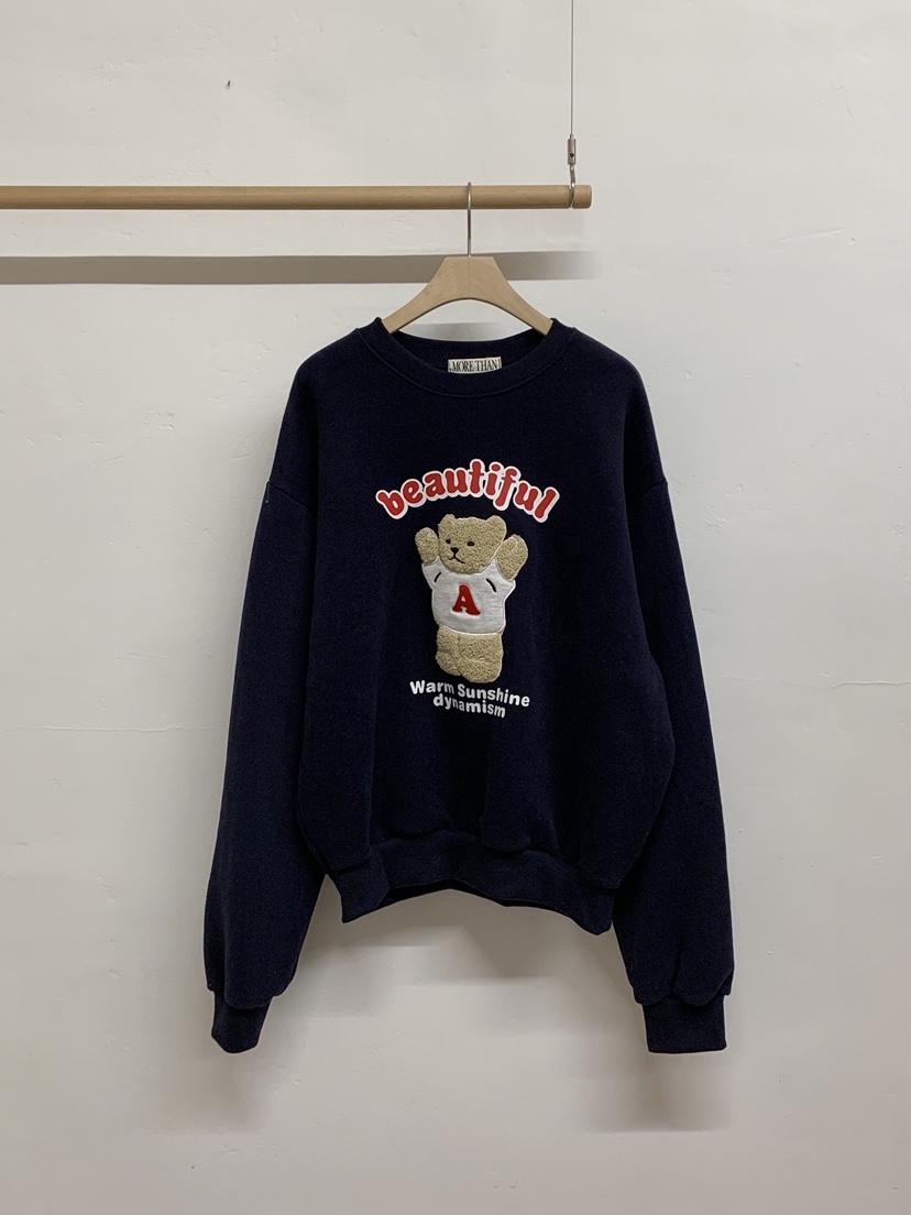 MORE THAN-P韓國直郵㊣女裝新品熱賣休閑推薦25秋冬時尚衛衣MORE THAN衛衣圖色3