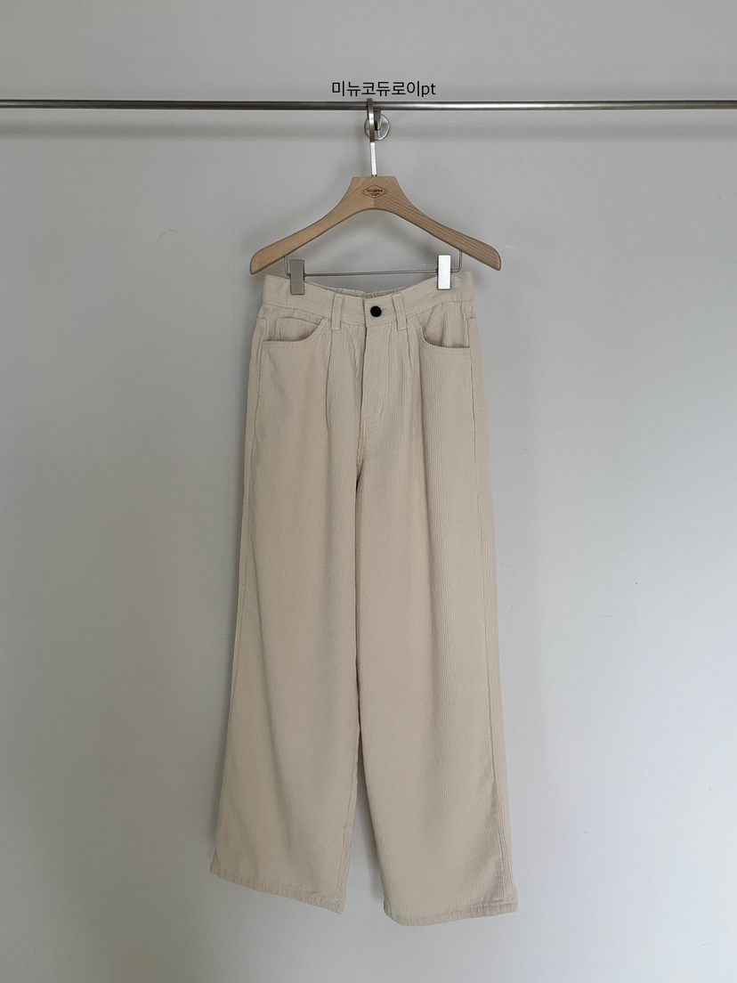 VERGAMOT東大門㊣實拍女士新品熱賣休閑25秋冬休閑褲燈芯絨加絨VERGAMOT休閑褲圖色1