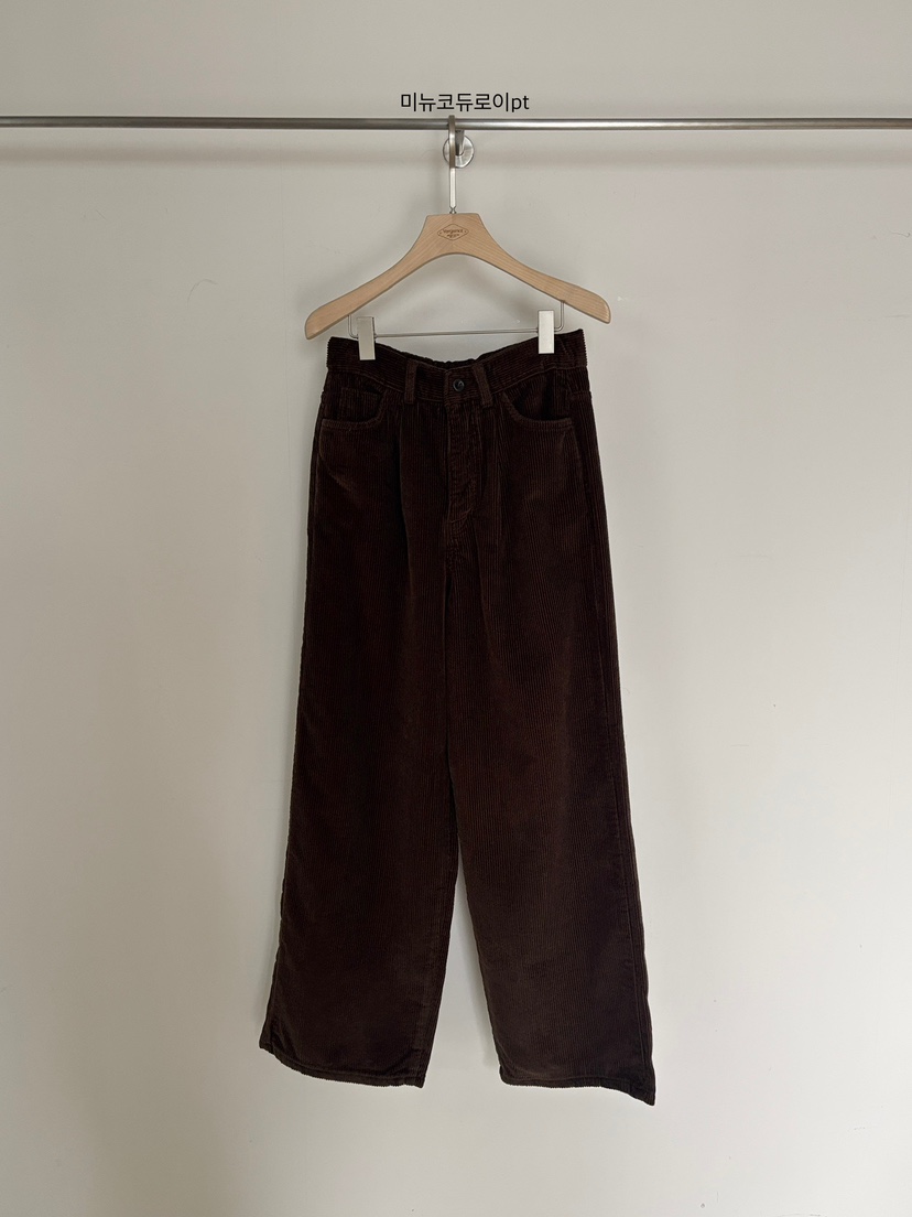 VERGAMOT東大門㊣實拍女士新品熱賣休閑25秋冬休閑褲燈芯絨加絨VERGAMOT休閑褲圖色3