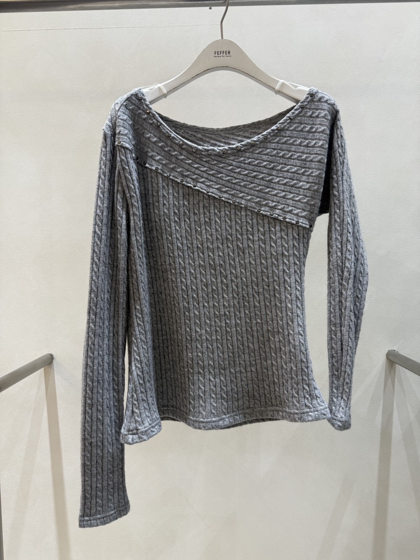 FEFFER東大門㊣直郵女裝新品人氣休閑25秋冬熱賣時尚針織衫FEFFER針織衫圖色3