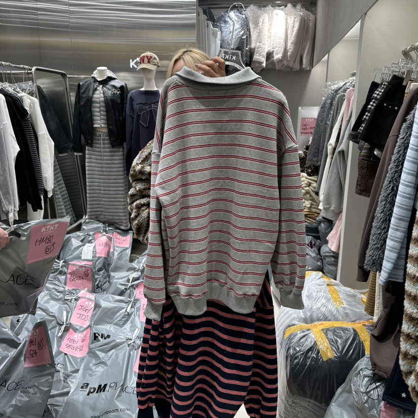 KIKI韓國代購㊣女裝新品熱賣時尚25秋冬休閑職業人氣推薦衛衣KIKI衛衣