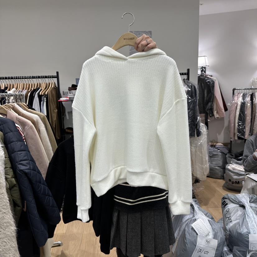 M.G.N韓國代購㊣女裝新品職業時尚推薦休閑熱賣衛衣連帽衫MAGNET衛衣圖色1