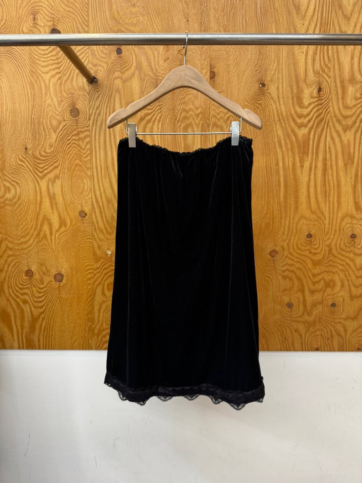 PROJECTVIEW東大門㊣直郵女士新品推薦熱賣職業長裙天鵝絨蕾絲PROJECTVIEW長裙圖色3