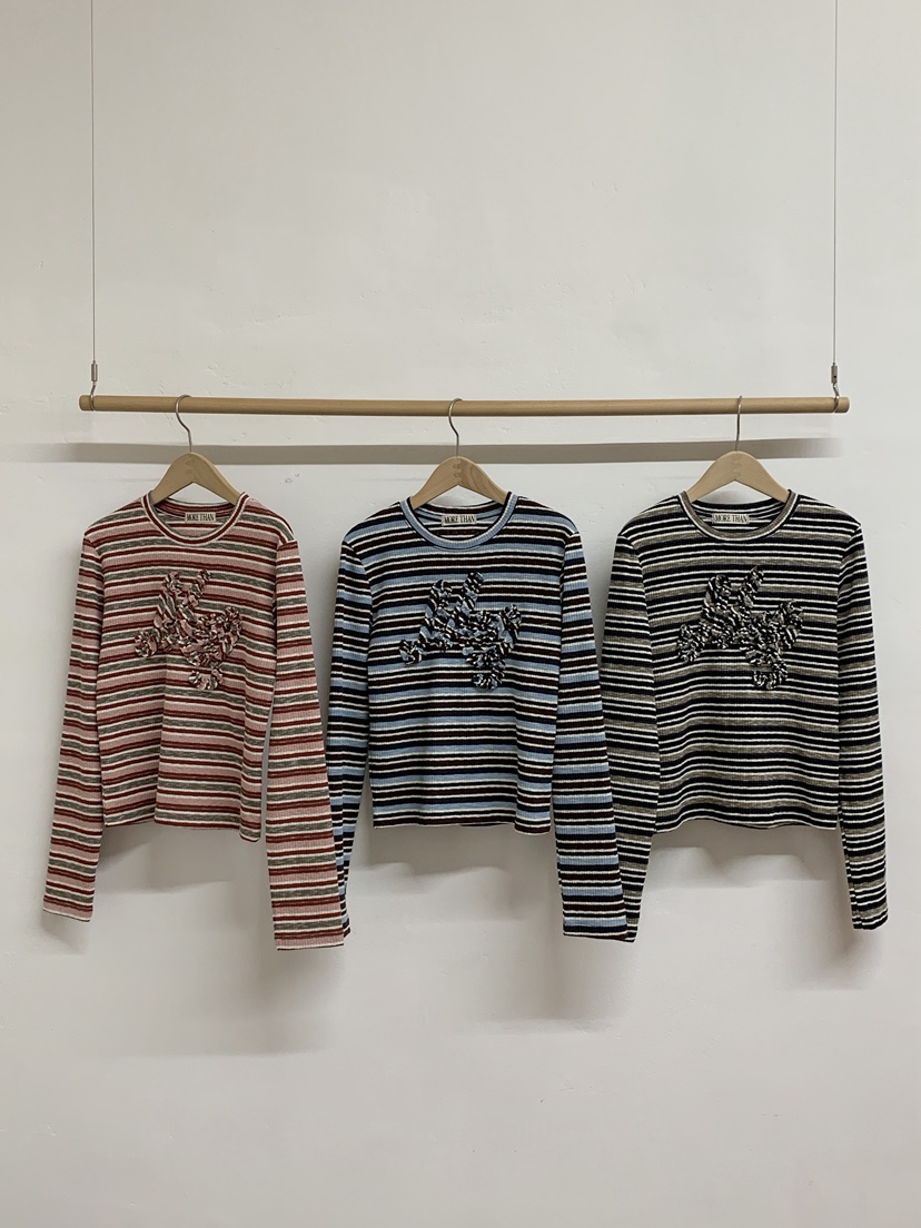 MORE THAN-P東大門㊣代購女士新品熱賣人氣職業推薦長袖T恤MORE THAN長袖T恤