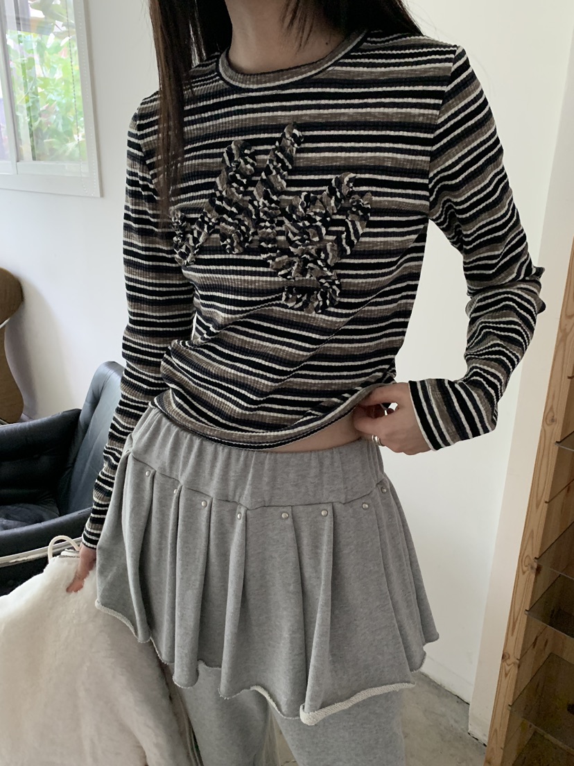 MORE THAN-P東大門㊣代購女士新品熱賣人氣職業推薦長袖T恤MORE THAN長袖T恤