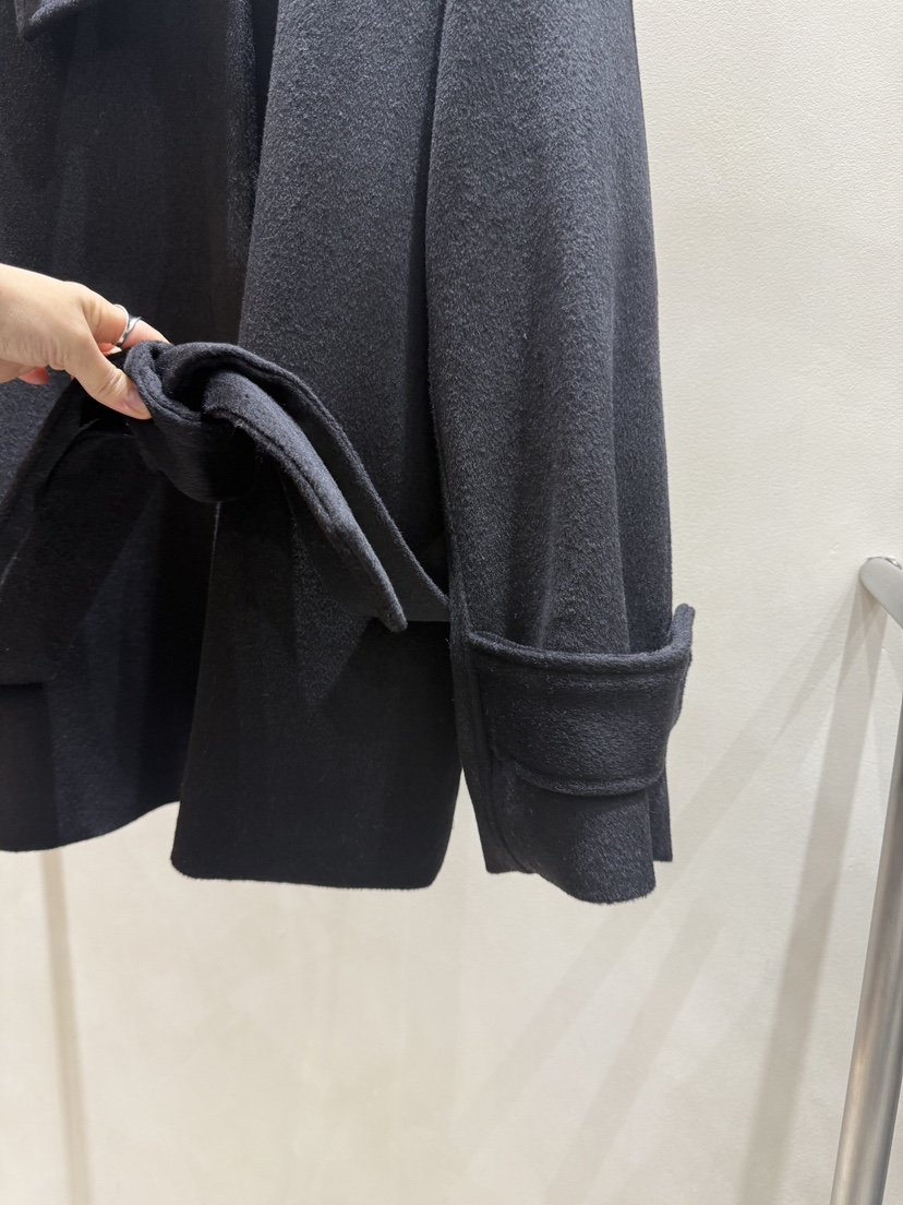 FEFFER東大門㊣實拍女裝新品人氣25秋冬熱賣短款大衣含腰帶FEFFER短款大衣