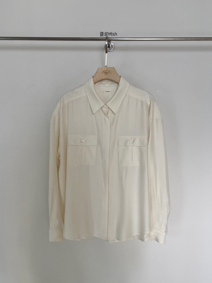 VERGAMOT韓國代購㊣女士新品時尚推薦職業人氣熱賣襯衫蕾絲衫VERGAMOT襯衫/蕾絲衫圖色1