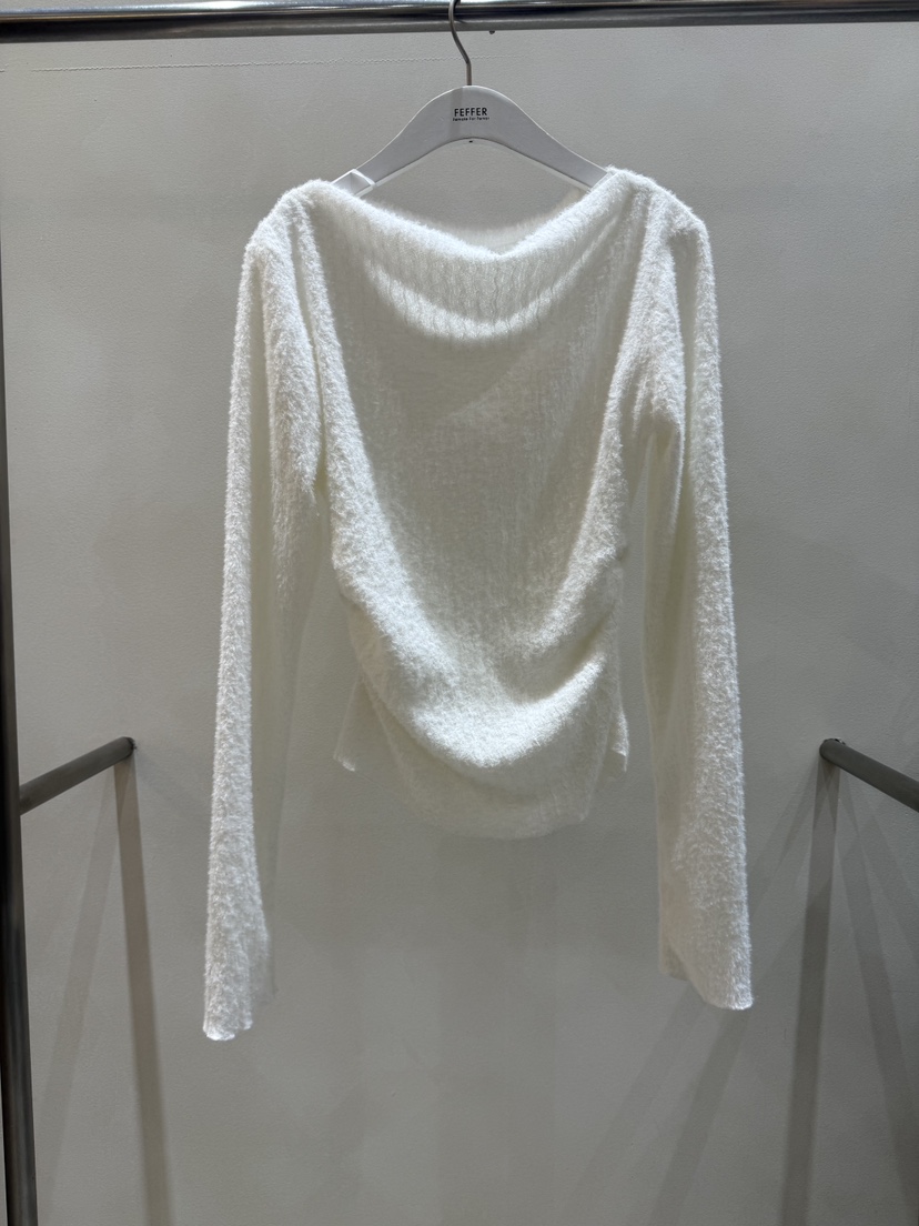 FEFFER東大門㊣直郵女士新款時尚25秋冬推薦熱賣針織衫羊駝FEFFER針織衫圖色1