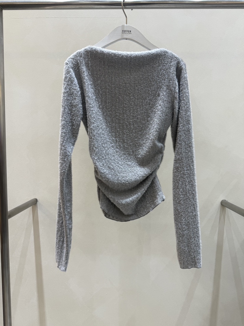 FEFFER東大門㊣直郵女士新款時尚25秋冬推薦熱賣針織衫羊駝FEFFER針織衫圖色2
