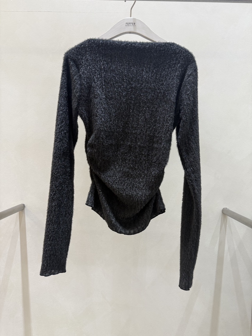 FEFFER東大門㊣直郵女士新款時尚25秋冬推薦熱賣針織衫羊駝FEFFER針織衫圖色3