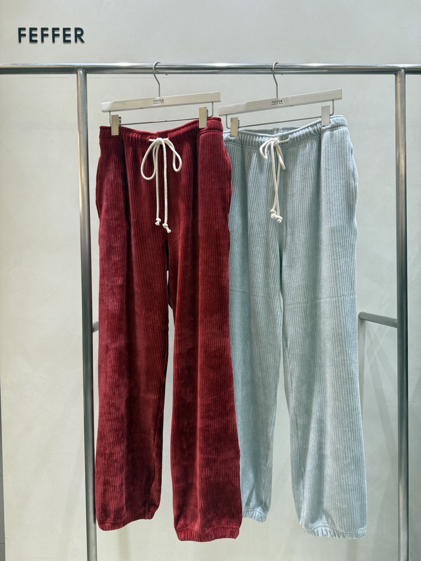 FEFFER韓國直郵㊣女士新品熱賣休閑人氣職業推薦25秋冬休閑褲FEFFER休閑褲