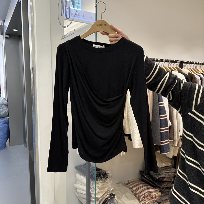 M.G.N東大門㊣直郵女士新品時尚人氣熱賣休閑推薦長袖T恤MAGNET長袖T恤圖色4
