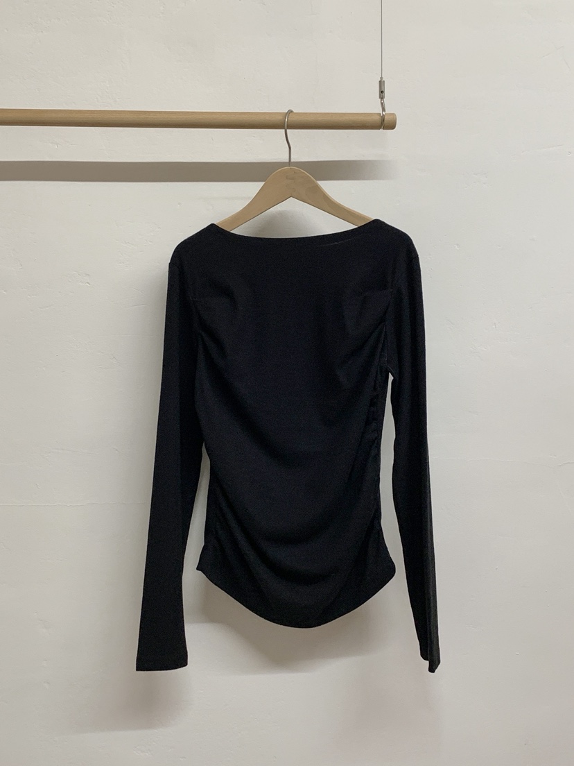 MORE THAN-P韓國代購㊣女裝新品時尚熱賣推薦25秋冬長袖T恤MORE THAN長袖T恤圖色3