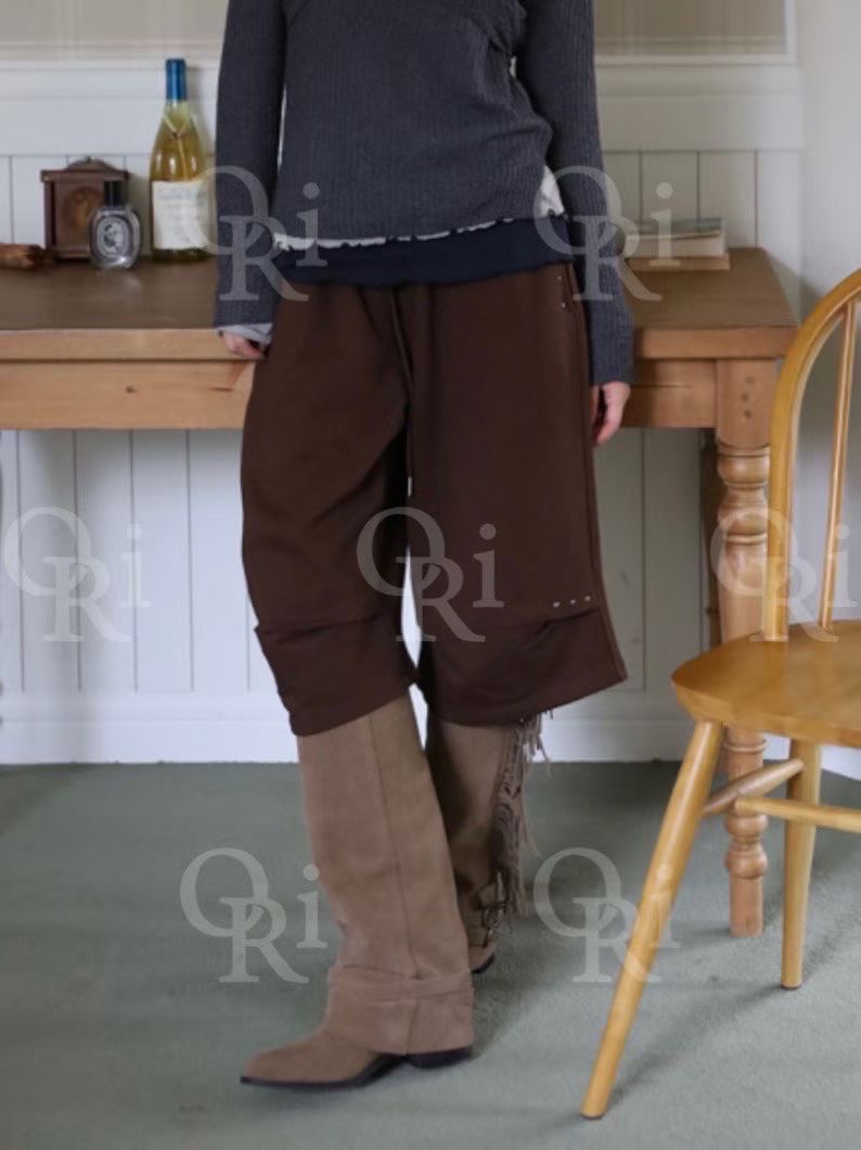 O-RI-오리-T東大門㊣直郵女士新款25秋冬熱賣推薦休閑褲O-RI休閑褲