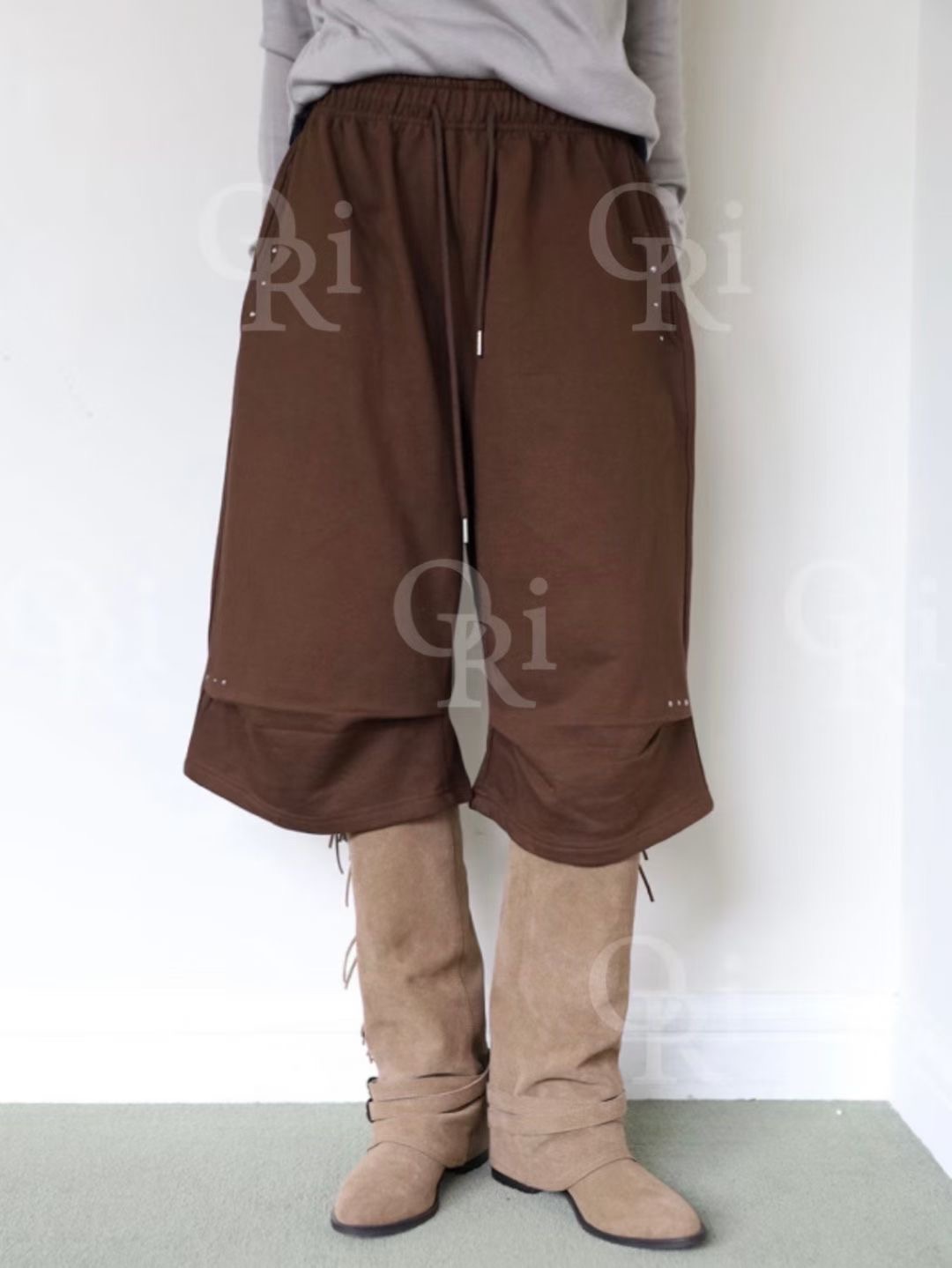 O-RI-오리-T東大門㊣直郵女士新款25秋冬熱賣推薦休閑褲O-RI休閑褲圖色1