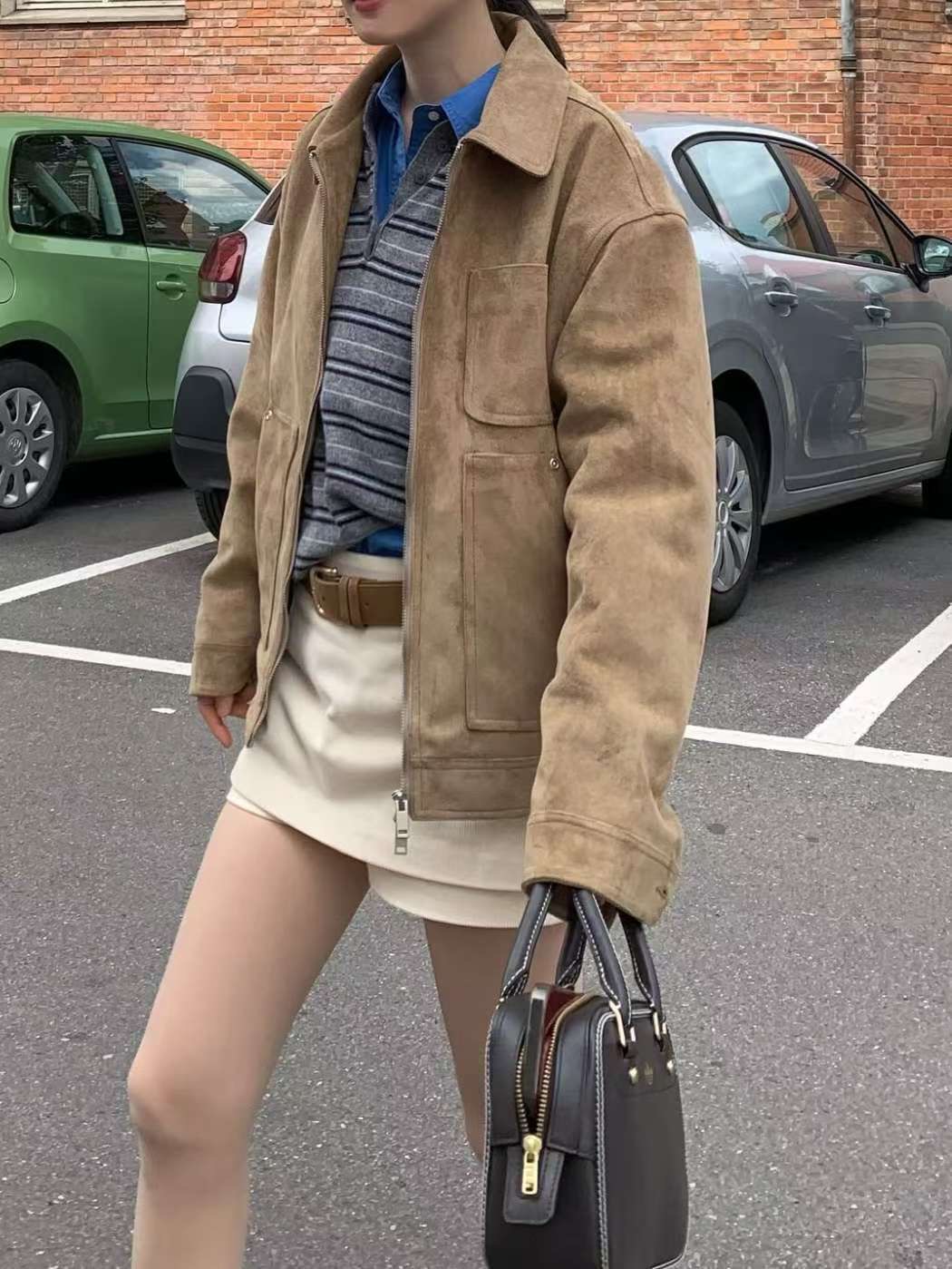 WEARRAW東大門㊣代購女士新款時尚推薦熱賣休閑25秋冬人氣夾克WEARRAW夾克