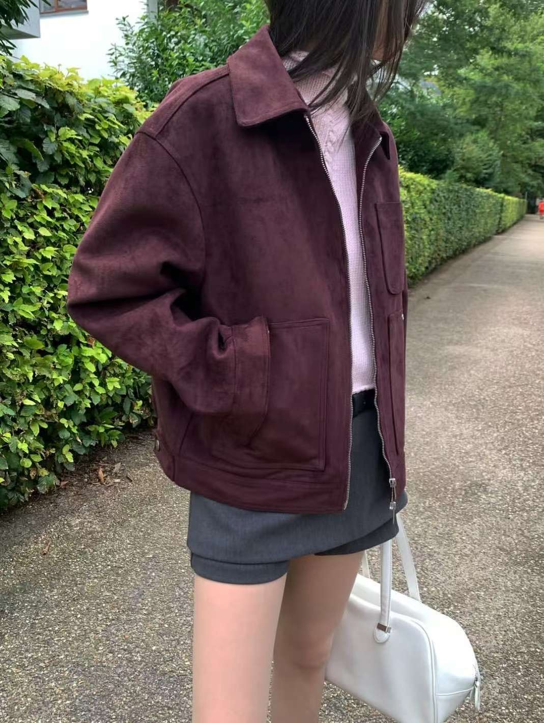 WEARRAW東大門㊣代購女士新款時尚推薦熱賣休閑25秋冬人氣夾克WEARRAW夾克圖色1