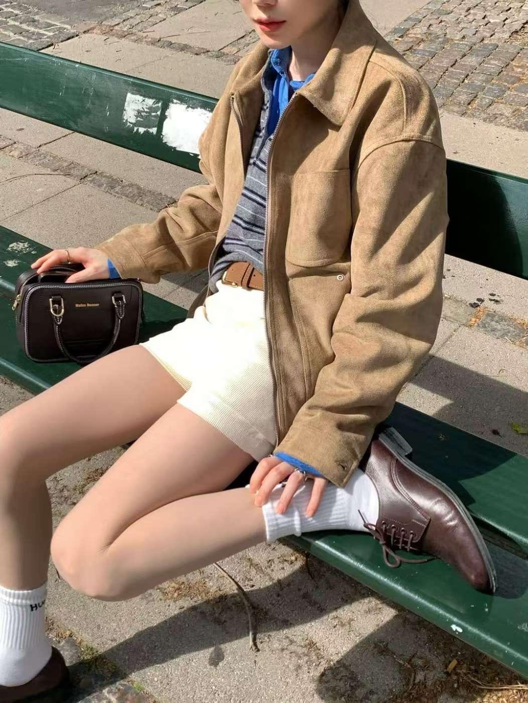 WEARRAW東大門㊣代購女士新款時尚推薦熱賣休閑25秋冬人氣夾克WEARRAW夾克圖色2