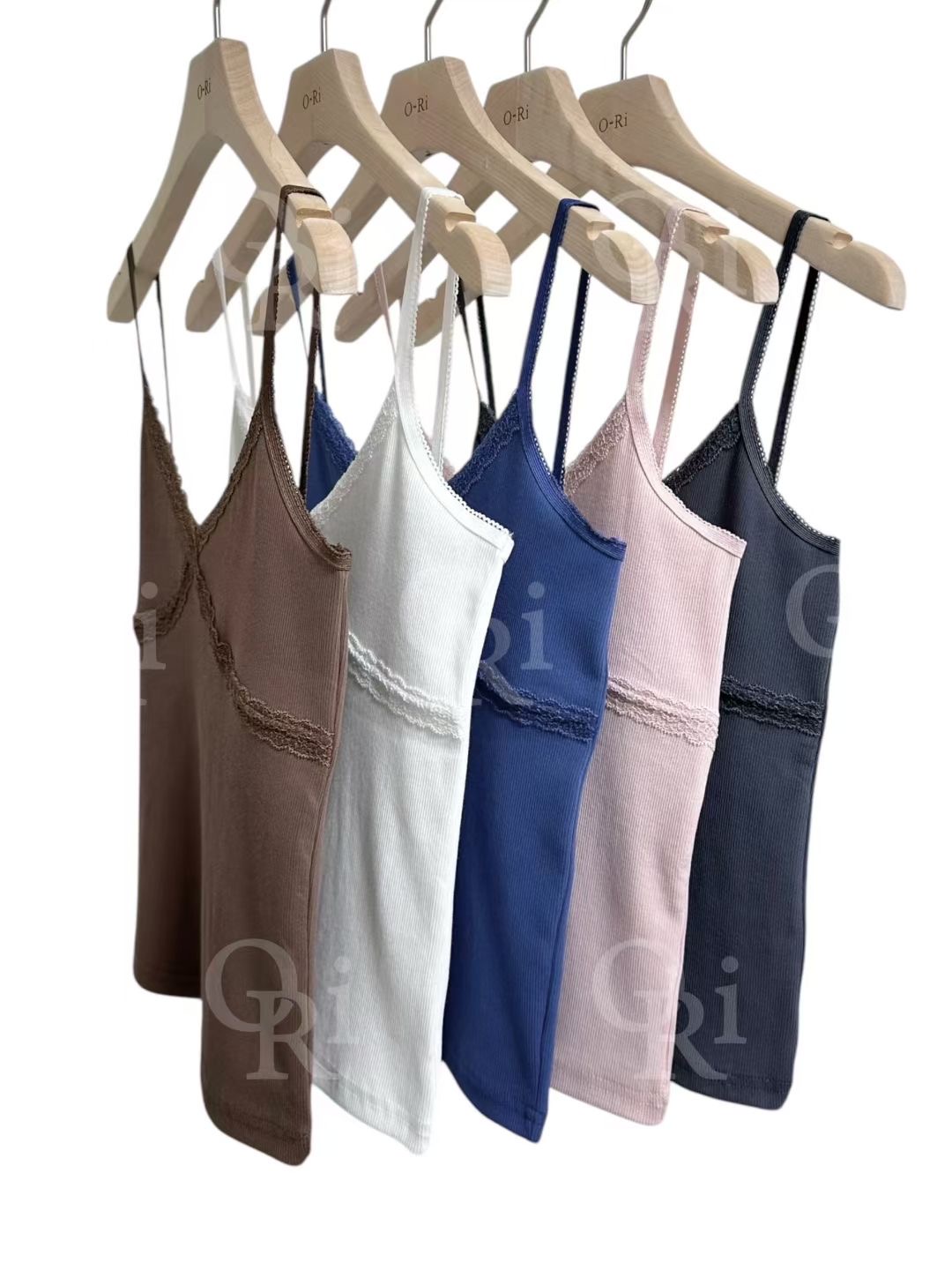 O-RI-오리-T東大門㊣實拍女士新品時尚吊帶背心不含脖帶O-RI吊帶/背心圖色3左三色