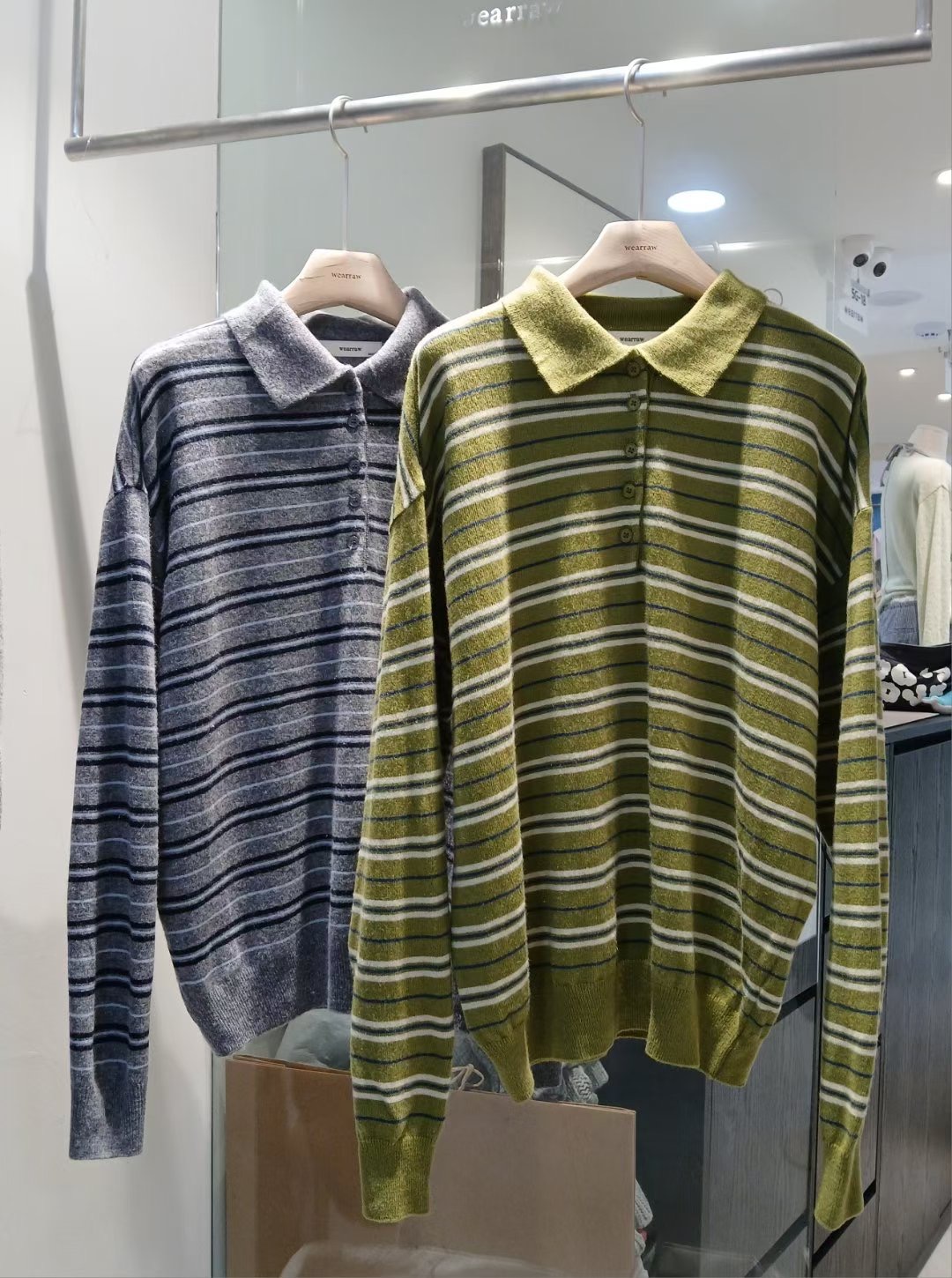 WEARRAW東大門㊣直郵女士新品人氣25秋冬推薦時尚職業針織衫WEARRAW針織衫圖色1左一色