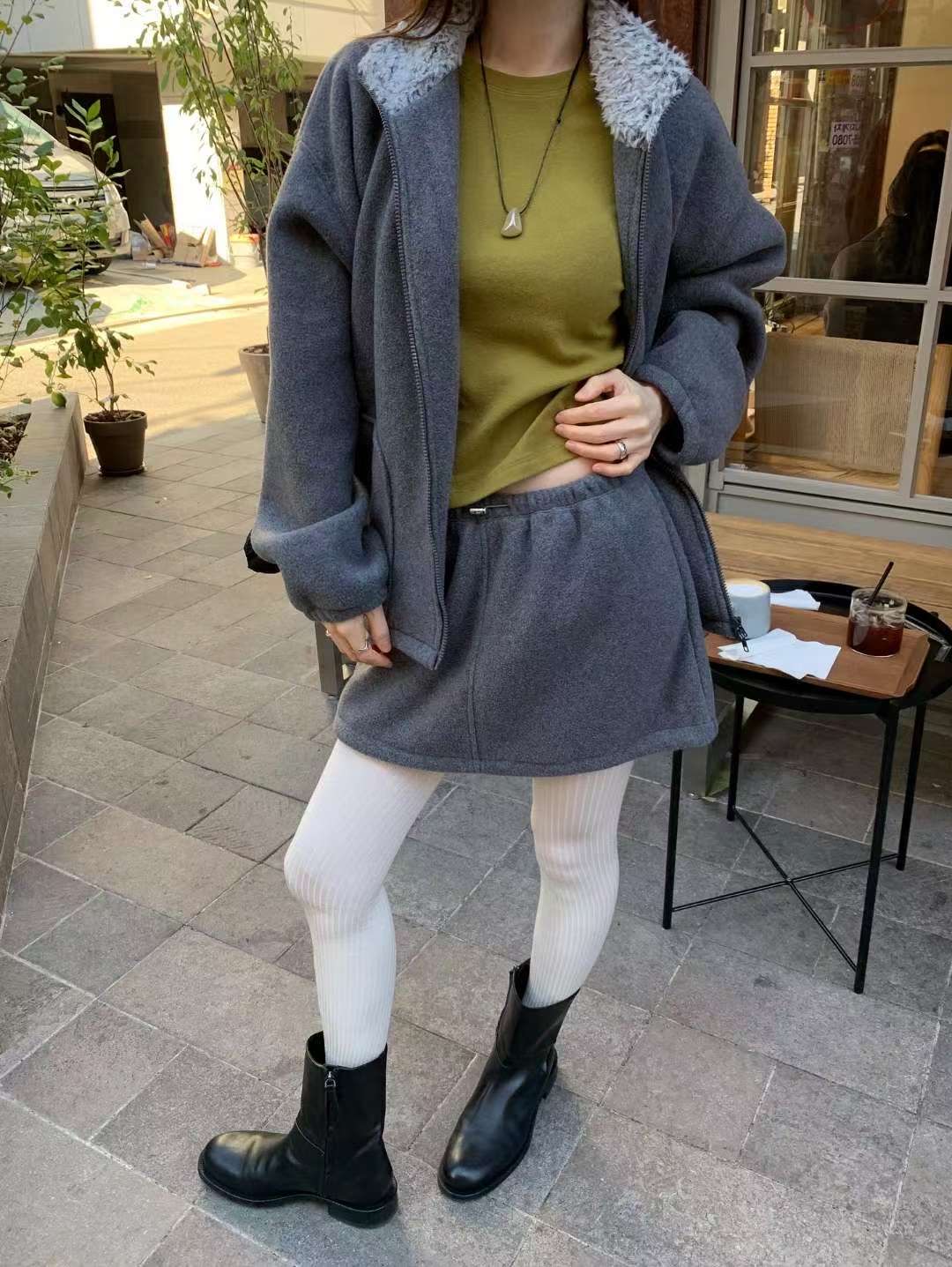 WEARRAW東大門㊣實拍女士新款熱賣時尚25秋冬推薦職業人氣短裙WEARRAW短裙