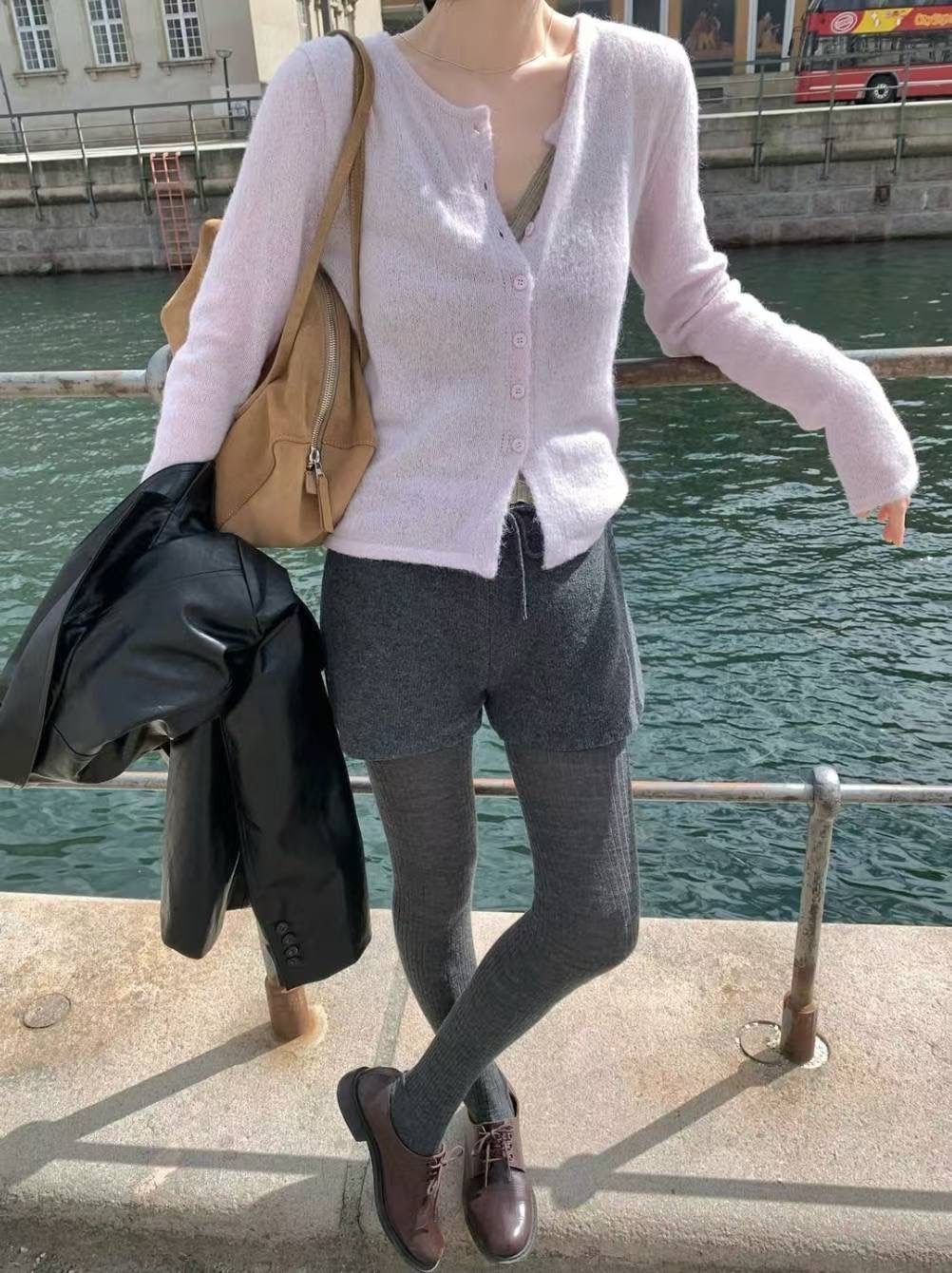 WEARRAW東大門㊣代購女裝新品熱賣時尚推薦人氣休閑針織衫羊駝WEARRAW針織衫