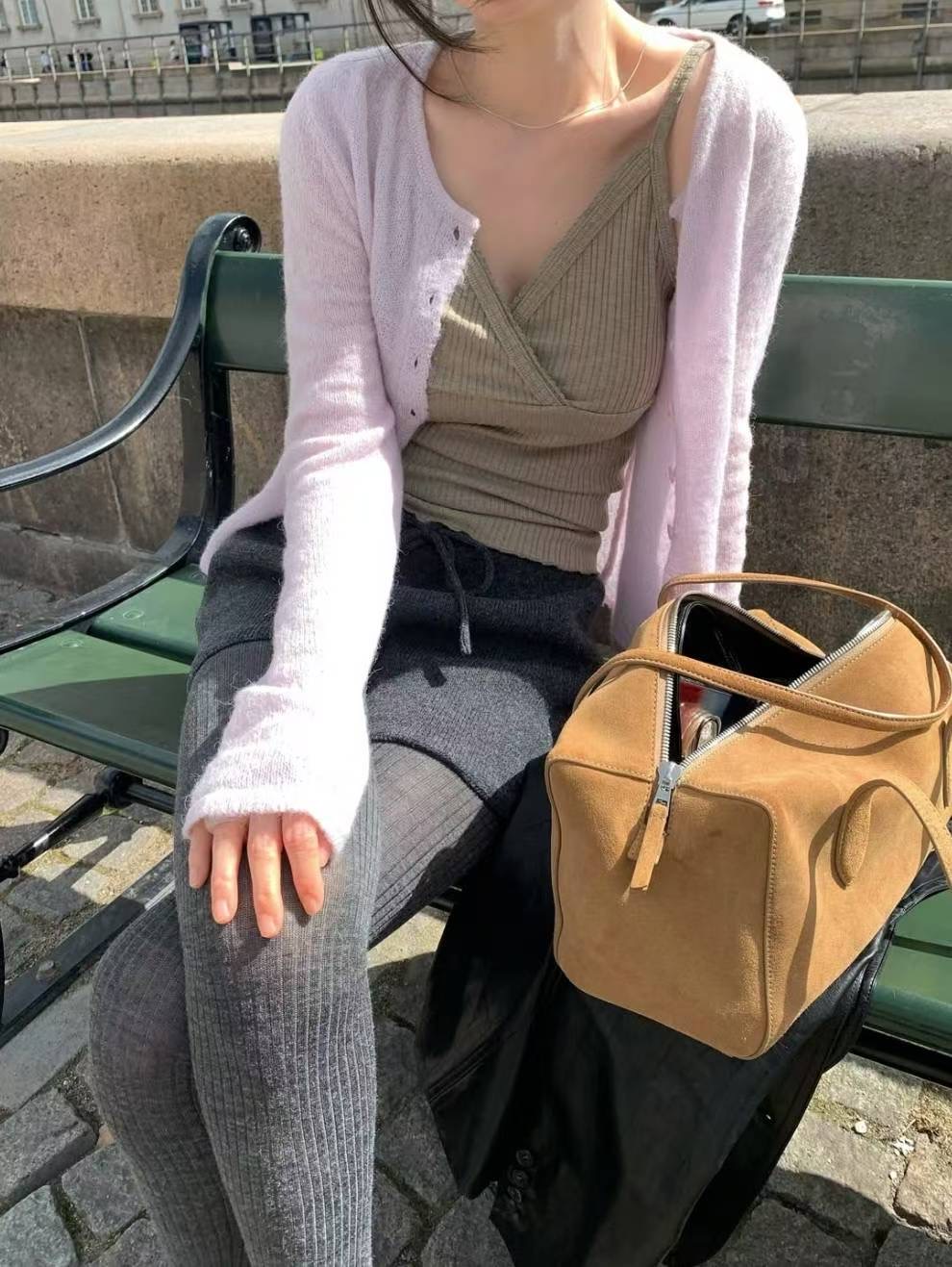 WEARRAW東大門㊣代購女裝新品熱賣時尚推薦人氣休閑針織衫羊駝WEARRAW針織衫