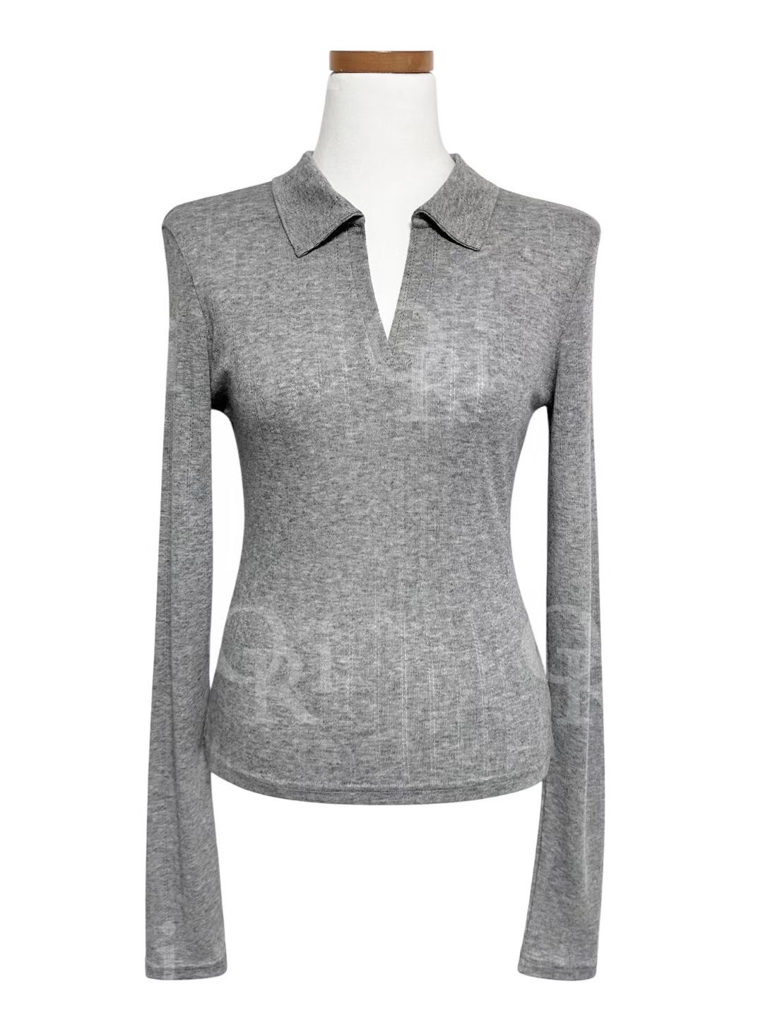 O-RI-오리-T東大門㊣直郵女裝新品人氣推薦休閑長袖T恤鏤空O-RI長袖T恤圖色3