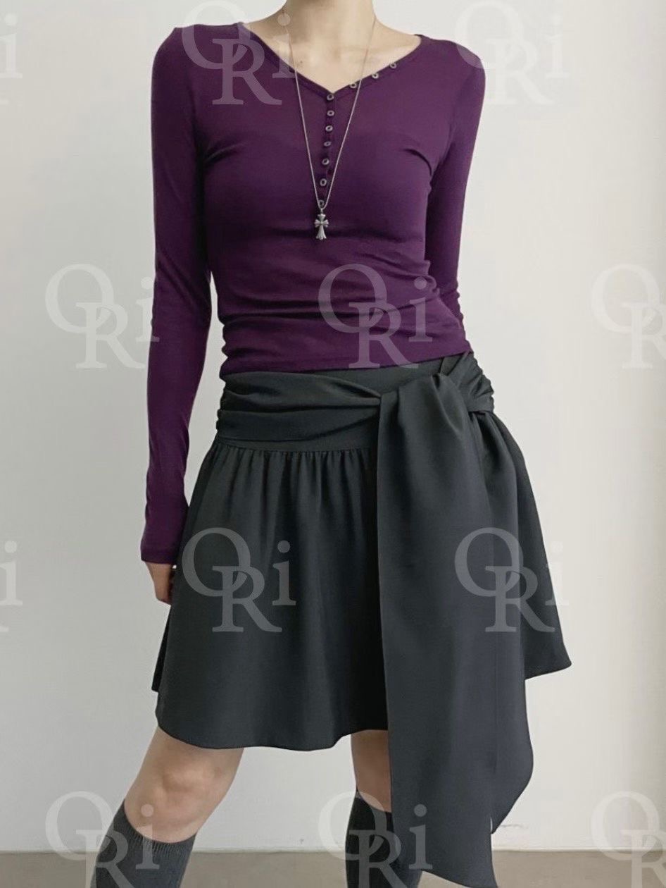 O-RI-오리-T東大門㊣代購女士新品職業熱賣人氣推薦長袖T恤O-RI長袖T恤